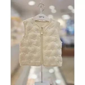 [아가방]SN 아가방 크림 레브 무봉제 다운조끼 01S751301