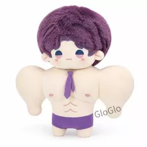 봉제인형 근육체형 남성 캐릭터 장식 소품 20cm