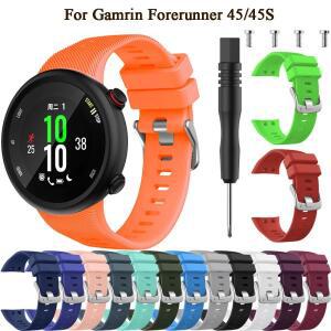 Garmin Swim 2 용 실리콘 스트랩 Forerunner 45 패션 시계 팔찌 액세서리 스마트 워치 밴드 스포츠 손목