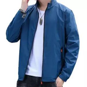 스탠드넥 남성용 바람막이 점퍼 여름 초경량 간절기