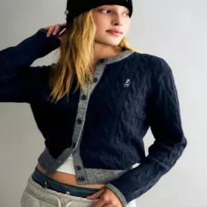 후아유 WHOAU Steve Cable Cardigan WHCKG4911F