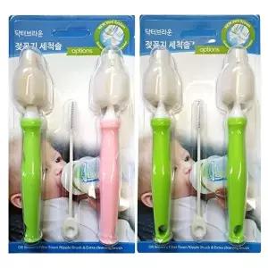 [닥터브라운]닥터브라운 젖꼭지 세척솔 3P 랜덤발송