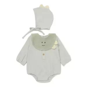 [롯데백화점]블루독베이비 MN 다이노3SET바디수트 46A70-676-02 46A7067602 출산백일돌선물