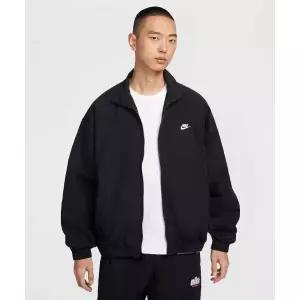 NIKE 클럽 오버사이즈 우븐 트랙 재킷 M - 블랙:화이트 / HQ6110-010