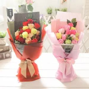 러블리 부케 레드 로즈 데이/비누꽃/비누/생일/꽃다발/학예회/발표회/입학식/졸업식/축하/기념일/