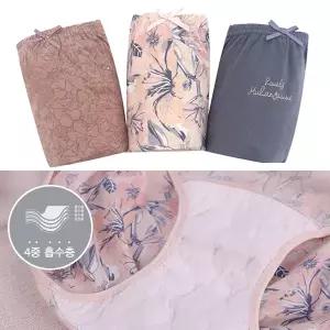[보리보리/제이코튼]어르신 에티켓 맥시 면100 빅사이즈 여자속옷 물랑루즈3종세트