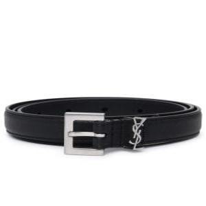 24FW 생로랑 가죽 벨트 612616BRM0E1000 Black