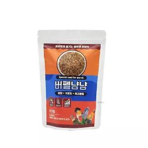 코뉴어 앵무새 보양식 사료 버펠 냠냠 단품 400g 모란 모이 먹이