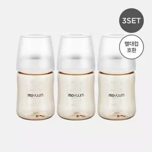 [모윰]3세대 NEW PPSU 노꼭지 올인원 베이직 젖병 170ml 트리플팩