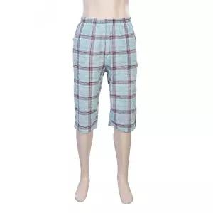 갤러리아 G/비비안 시원한 면 원단 선염체크 남성 이지웨어 하의(EZ2972B)BL