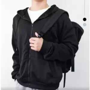 후드티 겨울 후드집업 자켓 기모 털 회색 집업 검정 오버핏 간절기 무지 남녀공용