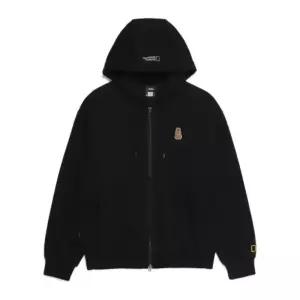 내셔널지오그래픽 nationalgeographic N253UFT910 동물 와펜 후드 집업 BLACK 67042a
