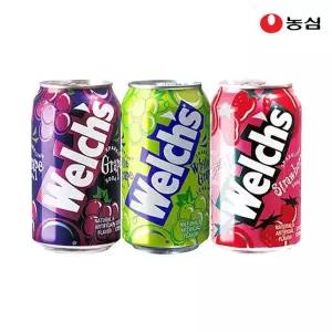 [NS홈쇼핑]웰치스 355ml 포도 12캔 + 청포도 6캔 + 딸기 6캔(총24캔)[35946728]