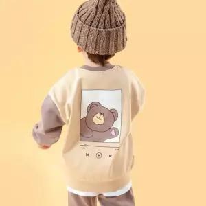 아동 데일리 베이직 상하 유아 상하복 하복 일러스트 고무줄 맨투맨 티셔츠 시보리 라운드