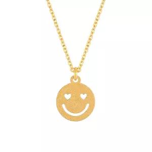 [삼성금거래소] 24K 순금 하트 스마일 목걸이 3.75g