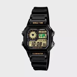 CASIO 카시오 AE-1200WH-1B 군인 스포츠 아웃도어 디지털시계