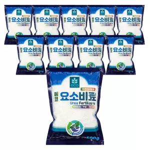 원예나라 모든 식물용 텃밭 중성비료 에코 요소비료 5kg (500g 10개)