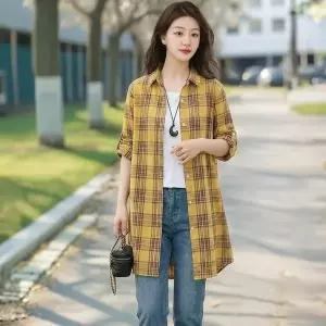 [셀러허브]쉐바 러슈 롤업 롱셔츠 2종 (S50825952)