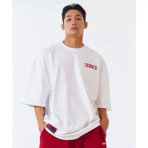 HDEX 코어 스몰 로고 자이언트핏 숏 슬리브 (White) 2428806