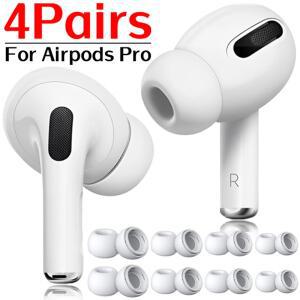 AirPods Pro 1세대 이어 팁 버드 실리콘 고무 캡 액세서리용 교체용 1-4쌍