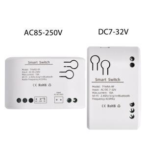 1CH Tuya 스마트 원격 제어 무선 Wifi 스위치 모듈 DC7-32V AC85-250V 2200W RF 수신기 10A 릴레이 DIY