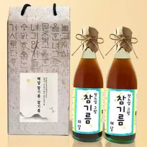 참기름 2구 700ml (350ml x 2)