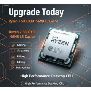 멀티 스레드 라이브 스트리밍 게이밍 프로세서 AMD Ryzen 7 5800X3D 플랫폼 3.4GHz 8코어 96MB 캐시 DDR4