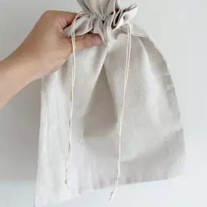 (다올)린넨 더스트백 파우치 30x40cm 복조리 조리개 주머니