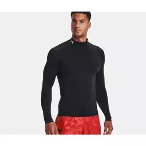 언더아머 UNDER ARMOUR 1369606 -001 블랙 남성 히트기어 컴프레션 모크 긴팔 기능성 타이즈 레깅스 운동복