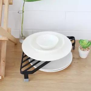 코너받침대 냄비 후라이팬 받침대 접시정리 조리도구 냄비뚜껑 받침 선반 깔개 수납
