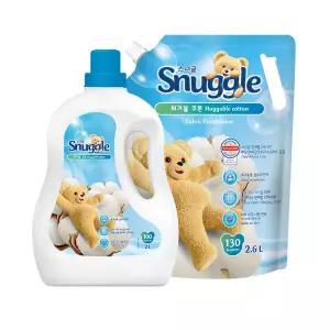 스너글 초고농축 섬유유연제 허거블코튼 2L + 2.6L