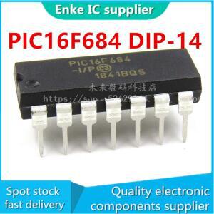 10-50개/몫 PIC16F684-I/P DIP-14 스팟 의