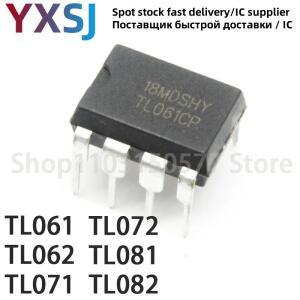 10개 TL061 TL082CP CN IP ACP IN DIP8