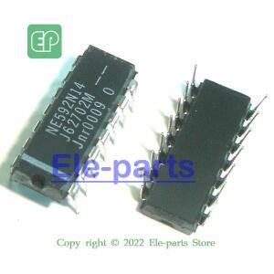 10개 NE592N14 DIP-14 비디오 증폭기 칩 IC