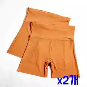 TBZ 여성 하이웨스트 보정속바지 2p세트 M) 베이지) x2개 치마속바지 교복속바지