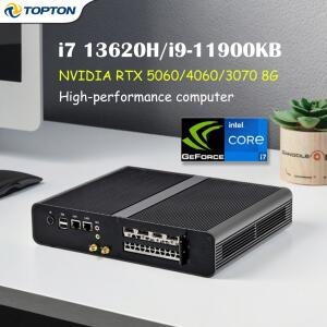 인텔 i7 13620H i9 11900KB 게이밍 미니 소형 PC RTX 4060 8G 그래픽 카드 윈도우 11 WiFi6 휴대용 NUC 데
