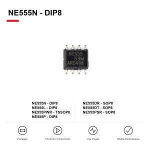 플라이 10개/몫 NE555 IC OSC 타이머 500KHZ 단일 SOP DIP