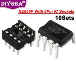 20PCS 100%  NE555P IC 타이머 DIP-8 8 핀 소켓