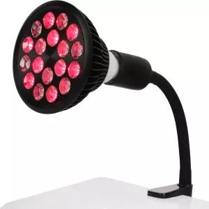 DMBMFC 레드 라이트 테라피 램프-54W 18 LED 적외선 장치 조절 가능한 홀더 660nm 및 근적외선 얼굴 본체용