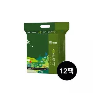 숲바른 순면 감촉 통기성 흡수 팬티 기저귀 점보형 18매 12팩 GST