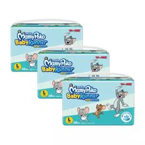마미포코 베이비러너 팬티형 기저귀 공용 대형 40p 3팩 GST