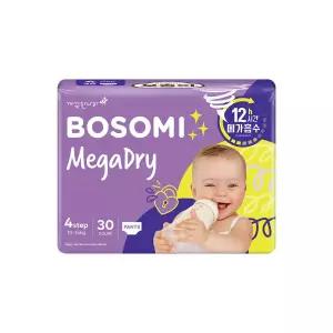 보솜이 메가 드라이 팬티 기저귀 아기 대형 30개입 1팩 GST