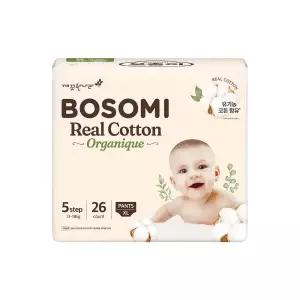 보솜이 리얼코튼 오가니크 기저귀 팬티 특대형 26개입 1팩 GST