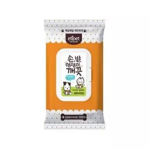 손발엉덩이 100매 (2개묶음) 물티슈