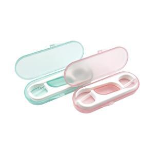 휴대용 치실 이쑤시개 보관함 정리함 세트 치아 클리너 튜브 포함 선물용
