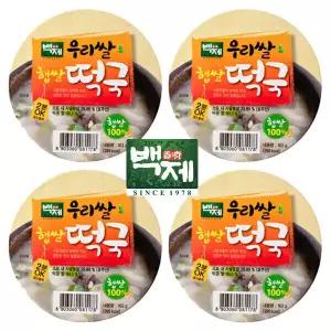 백제 우리쌀 햅쌀 즉석 떡국 163g x 16개