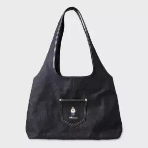 후아유 Steve Denim Shoulder Bag WHBGG3821A