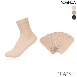 A24147 여자 10족 세트 고탄력 발목 커버 스타킹 양말