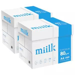 밀크 A4 복사용지(A4용지) 80g 2BOX(5000매) _스타배송