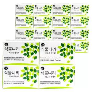 식물나라 히노끼 퓨어바 90g 세수 비누 4입 5개